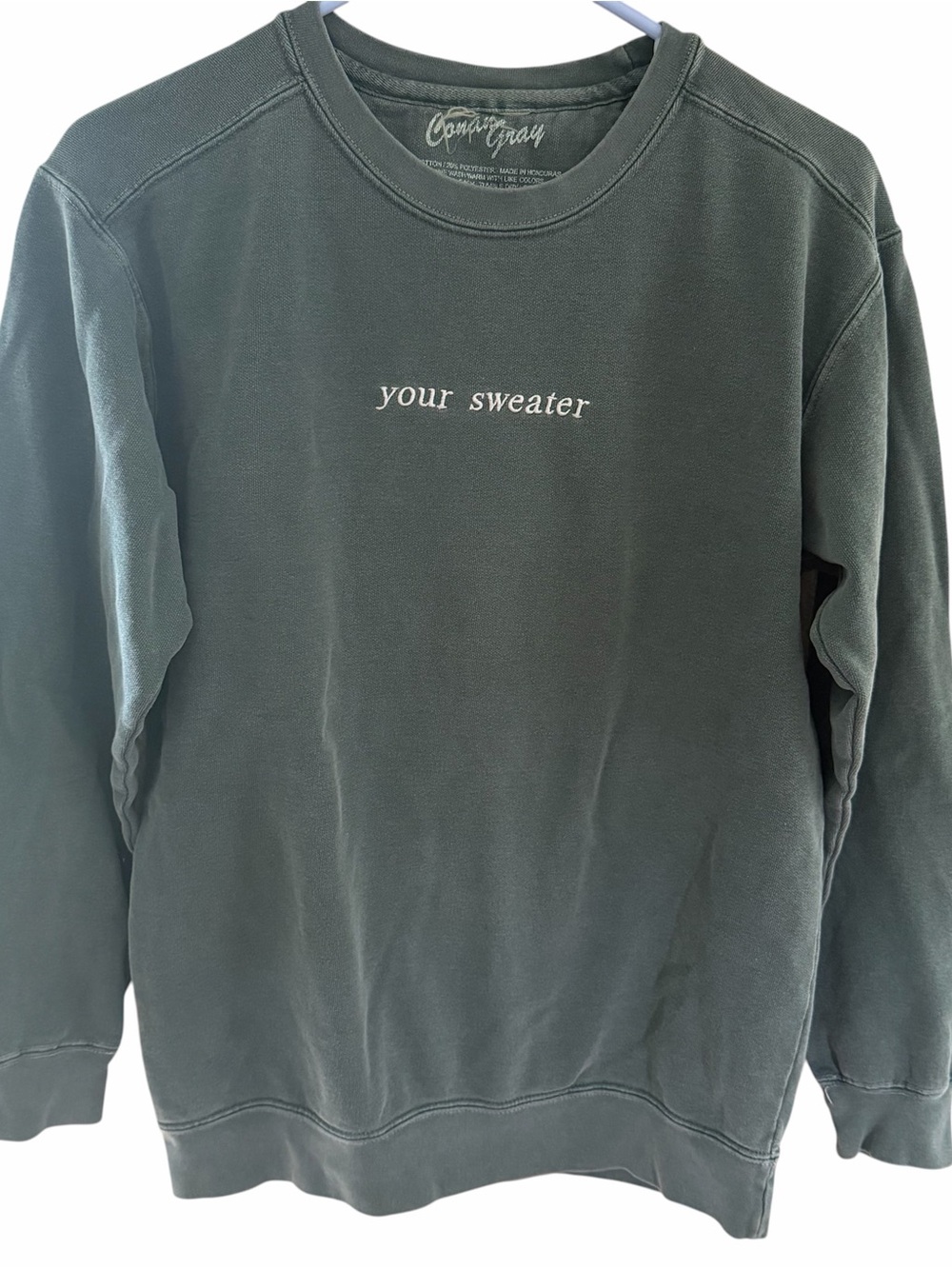 Conan Gray "Your Sweater" Crewneck Sweatshirt - Green